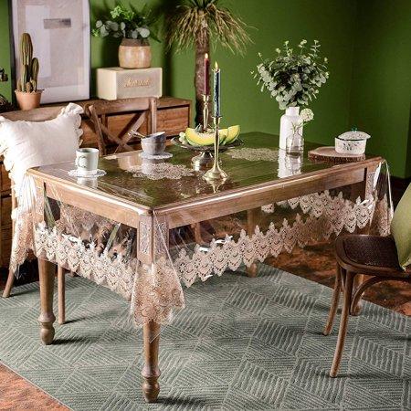 مفرش سفره شفاف كبير