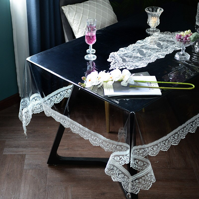 مفرش سفره شفاف كبير