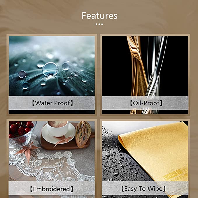 مفرش سفره شفاف كبير