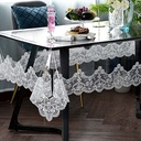 مفرش سفره شفاف كبير