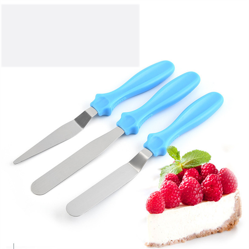 طقم معالق سباتولا 3 قطع لتزين الكيك باحترافية