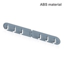 شماعة حائط 6 هوك للمطبخ والحمام وغرفة النوم بلزق دبل فيس قوي