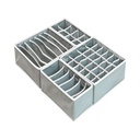 منظم ادراج للملابس الداخلية والجوارب وربطات العنق قماش 4 قطع