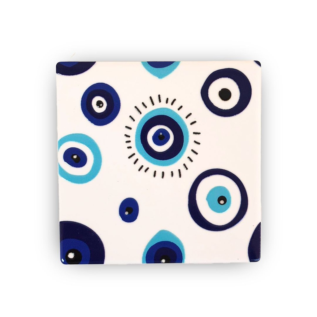 كوستر اكواب سيراميك عيون باشكال مختلفة