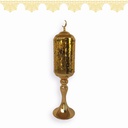 فانوس ومصباح ذهبي مضيء طويل لاجواء رمضانية مبهجة