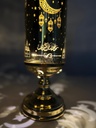 فانوس ومصباح رمضان كريم ذهبي مضيئ