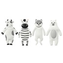 حامل وماسك لفرش الاسنان وادوات المطبخ والشنط باشكال كرتونية مميزة