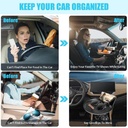 صينية وحامل طعام للسيارة تدور 360 درجة لتناول الطعام والحفاظ علي نظافة السيارة