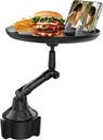 صينية وحامل طعام للسيارة تدور 360 درجة لتناول الطعام والحفاظ علي نظافة السيارة