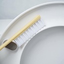 فرشة تواليت سيليكون بحامل ومقبض مريح قطعتين