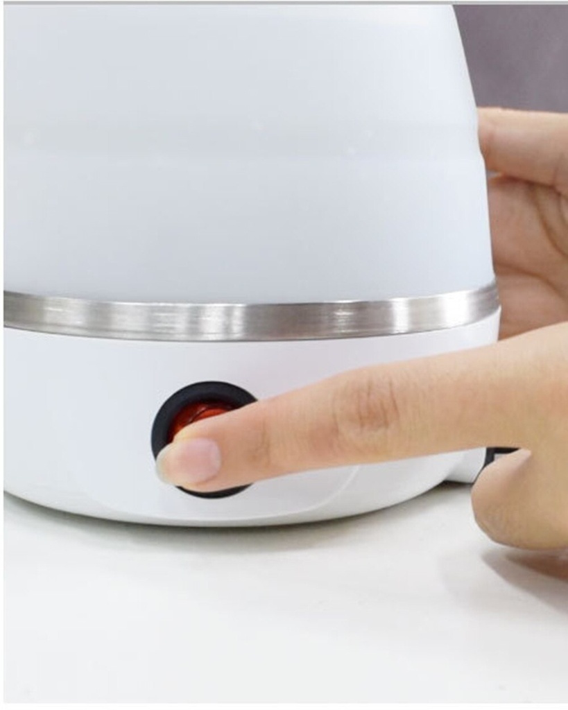 كاتيل سيليكون كهربائية قابلة للطي مثالية للسفر 600 واط