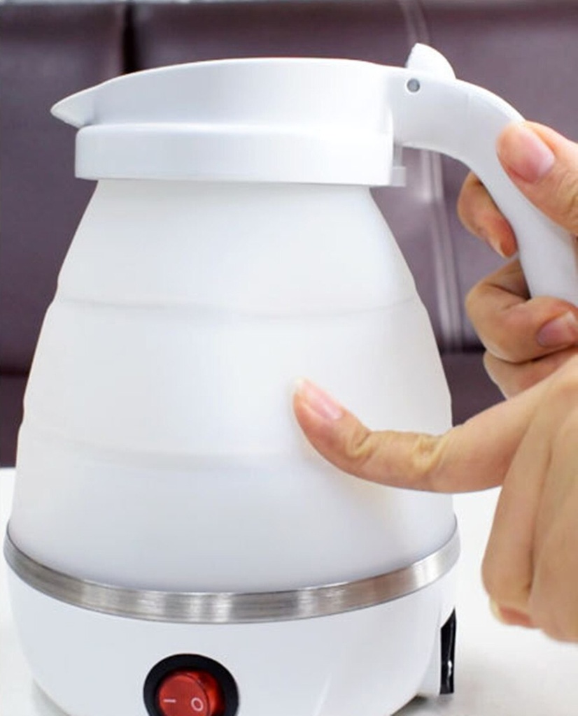 كاتيل سيليكون كهربائية قابلة للطي مثالية للسفر 600 واط