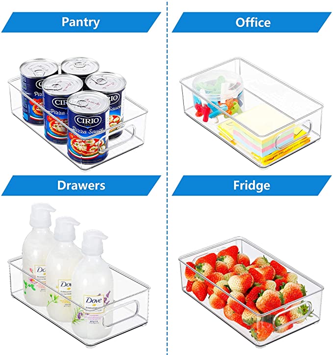 علبة تخزين اكريلك بالغطاء638