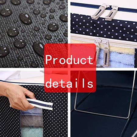 شنطة تخزين جامبو وتر بروف بهيكل معدني للملابس والبطاطين