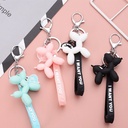 ميدالية الكلب البالون للمفاتيح والشنط بالوان مختلفة