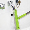 مساحة ارضيات وزجاج 2 في 1 تدور 180 درجة بيد قابلة لتعديل الطول