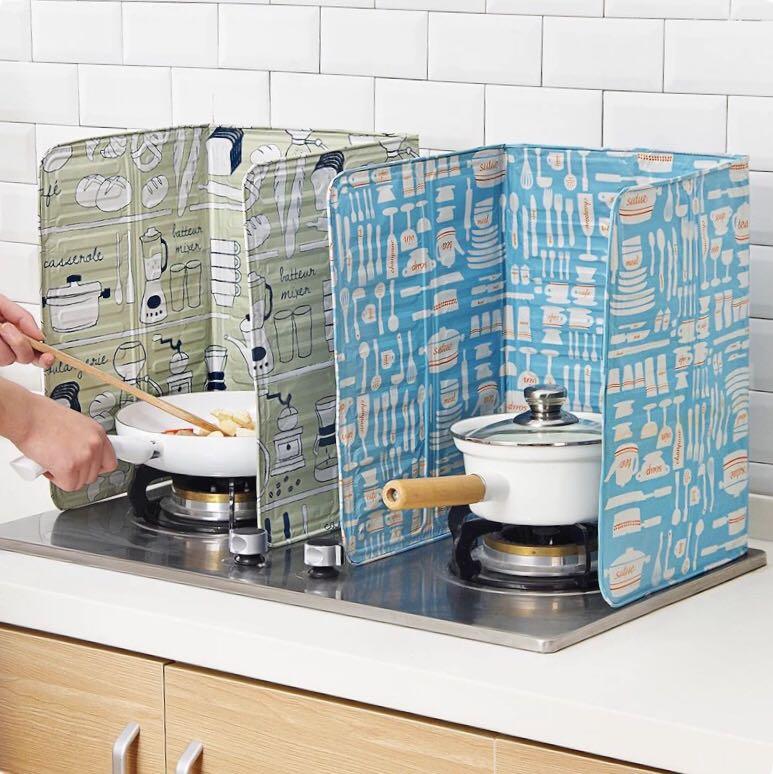 مانع طرطشة الدهون والزيوت للحفاظ على نظافة البوتجاز والمطبخ