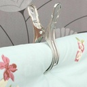 مشابك نشر البطاطين جامبو استانلس 6 قطع