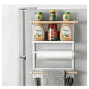 منظم وحامل جنب ثلاجه 3 دور و7 هوك معدن تثبيت مغناطيس قوى