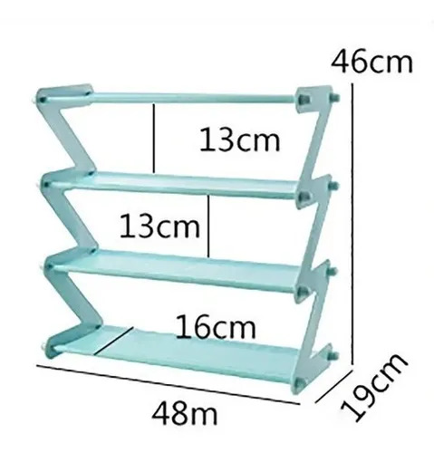 منظم وجزامة زجزاج للرص والتخزين ٤ رف سهله الفك والتركيب
