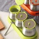 طقم توابل 3*1 قاعدة بمعلقة كود