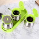 طقم توابل 3*1 قاعدة بمعلقة كود