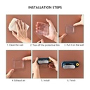 حامل مكنسة وفوطة سيلكون