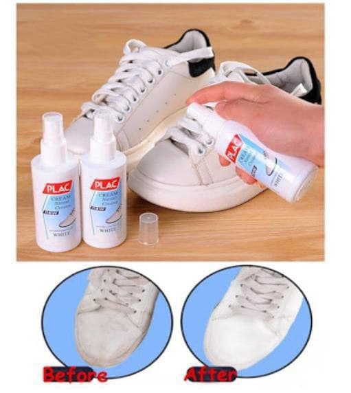سبراي تلميع وتنظيف الأحذية البيضاء
