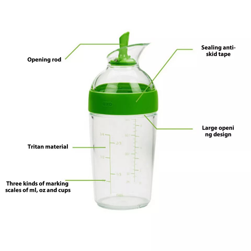 زجاجة زيت أكلريك للزيوت والخل والليمون 350 ملي لتر