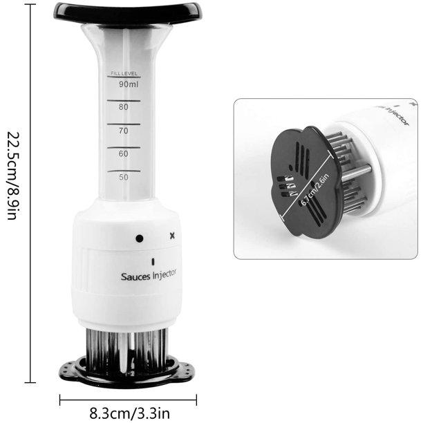 مكبس لحمة وحقنة تتبيل 123