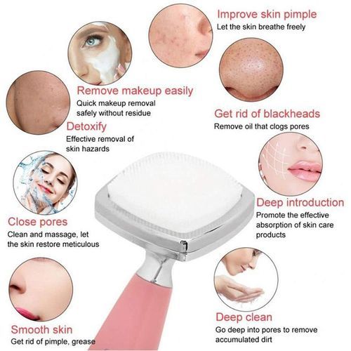 جهاز سيليكون لتنظيف وتدليك الوجه بعمق تاتش يعمل بالبطاريات