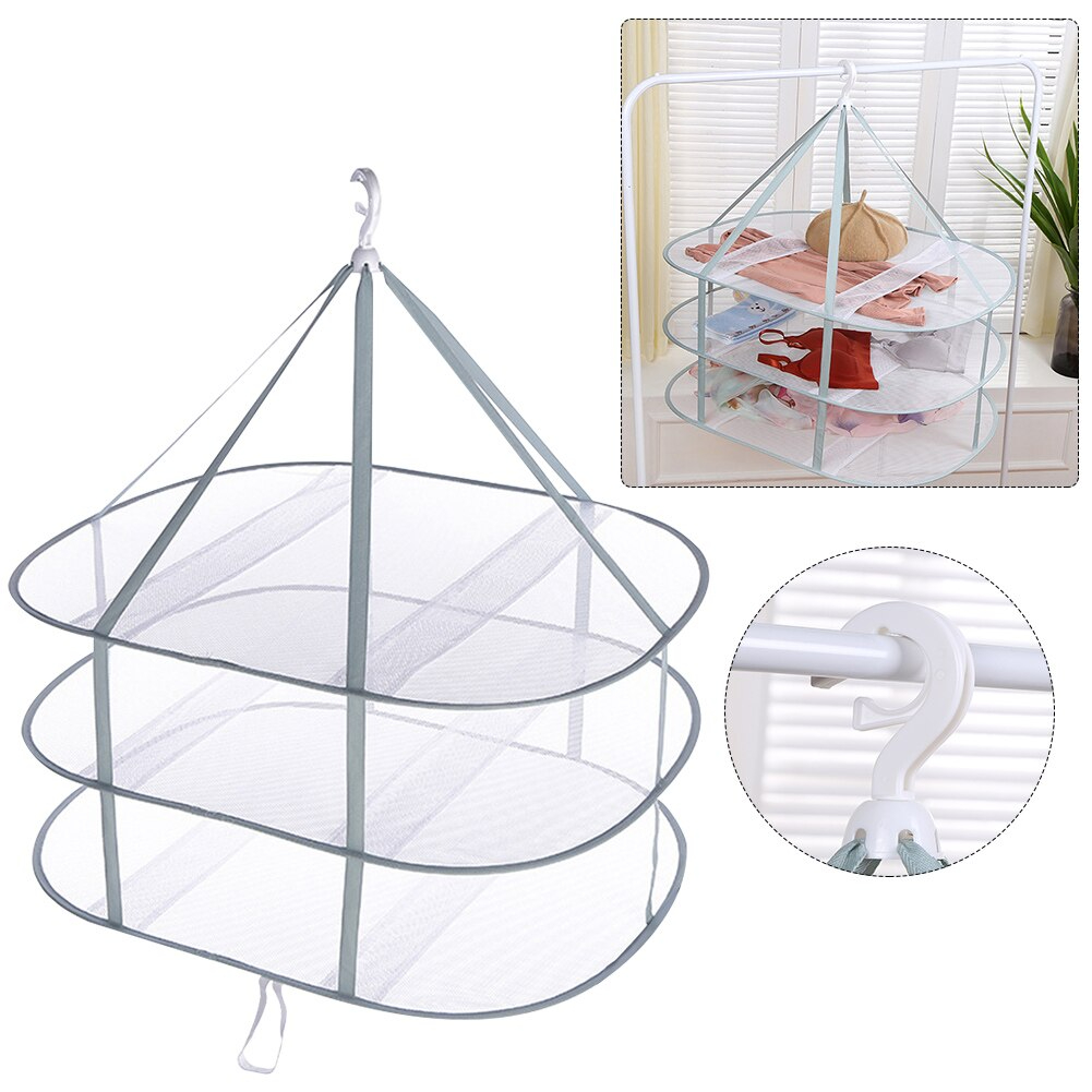 حامل ومنظم ملابس شبك3 دور