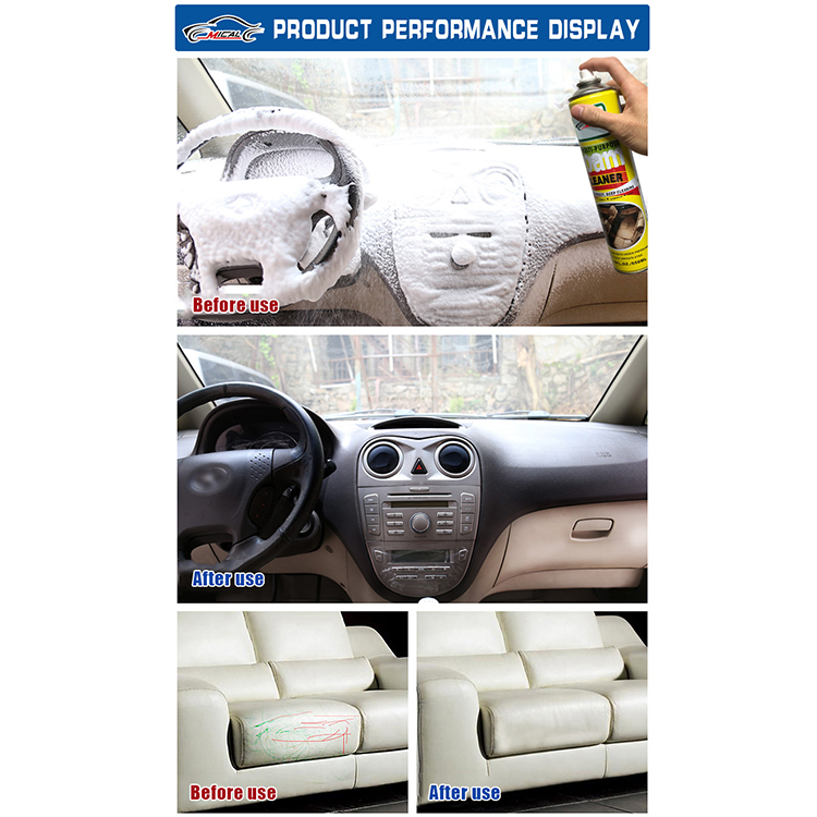 سبراي فوم العربية لتنظيف وتعقيم وإزالة الروائح الكريهة داخل وخارج السيارة مع الحفاظ عليها
