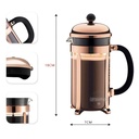 جهاز فرنش بريس لتحضير قهوه في البيت كالمحترفين 800 مللي