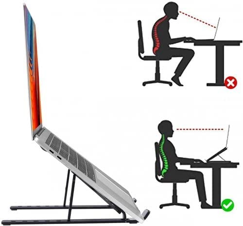 حامل لاب توب وتابلت محمول قابل لتعديل الارتفاع للعمل والدراسة