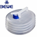 جركن مياه بحنفية قابل للطي وللتمديد للرحلات والبحر والتخييم والسيارة 5 لتر