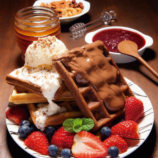 جهاز صنع وافل يعمل بالكهرباء 750 واط