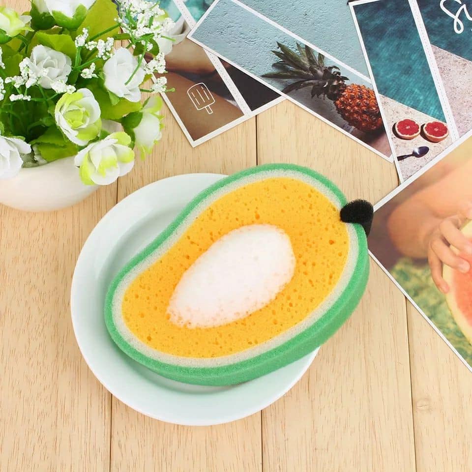 ليفة غسيل اطباق اسفنجية بأشكال فواكه
