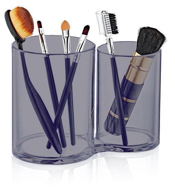 منظم اكليريك ثنائي لحمل وتنظيم فرش واقلام الميكب