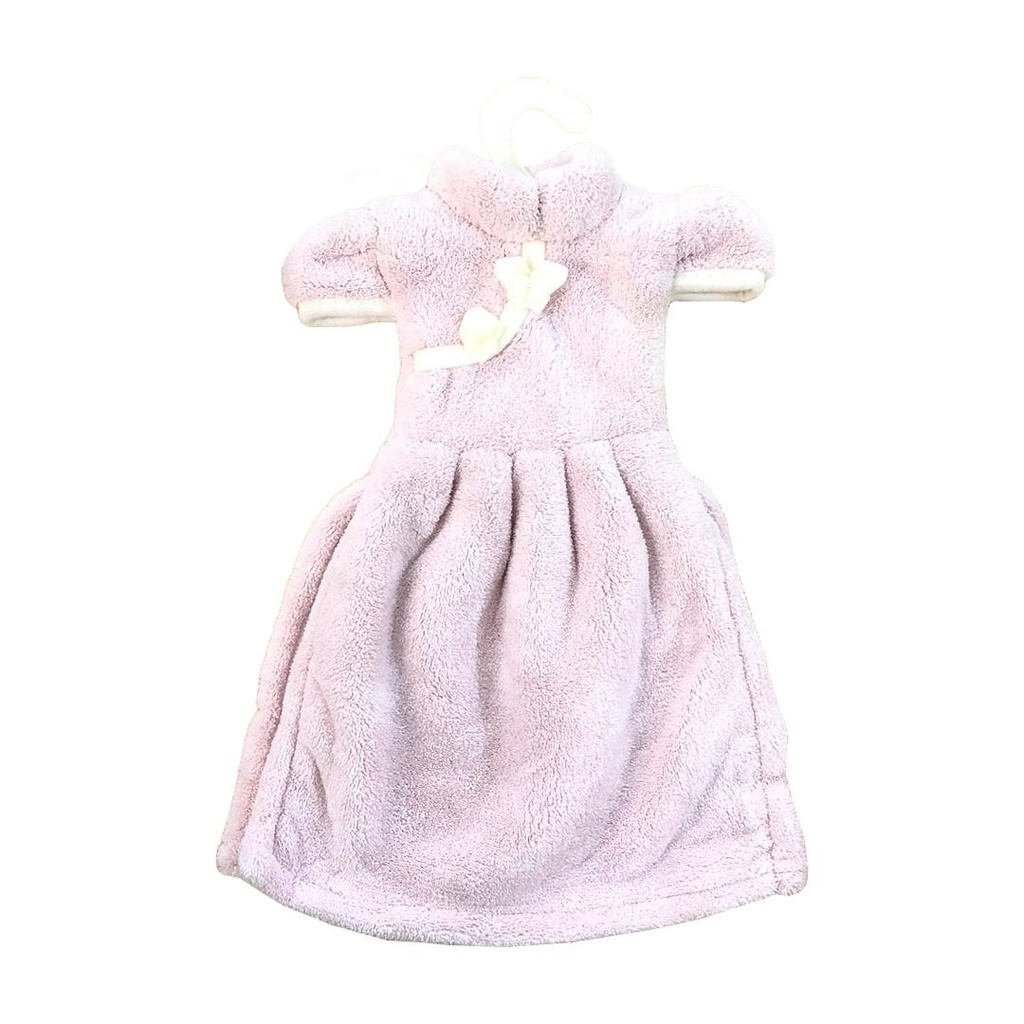 فوطة تنشيف يد مايكروفايبر للمطبخ علي شكل فستان