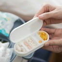 علبة منظم ادوية كبير