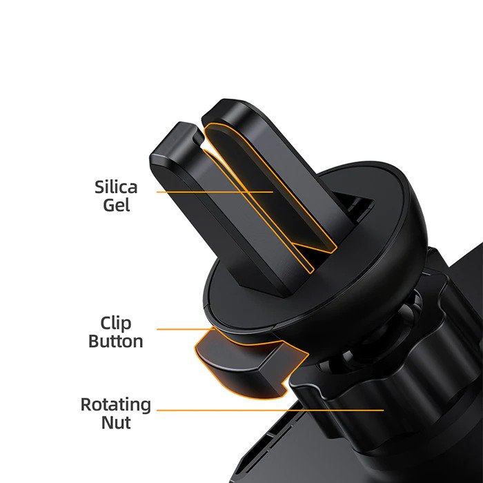 حامل موبايل سيارة دوار يثبت علي التابلوه والزجاج الأمامي ثابت وقوي