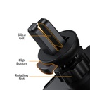 حامل موبايل سيارة دوار يثبت علي التابلوه والزجاج الأمامي ثابت وقوي