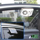 مروحة سيارة تعمل بالطاقة الشمسية لخفض درجة حرارة ومنع الاحتباس الحراري