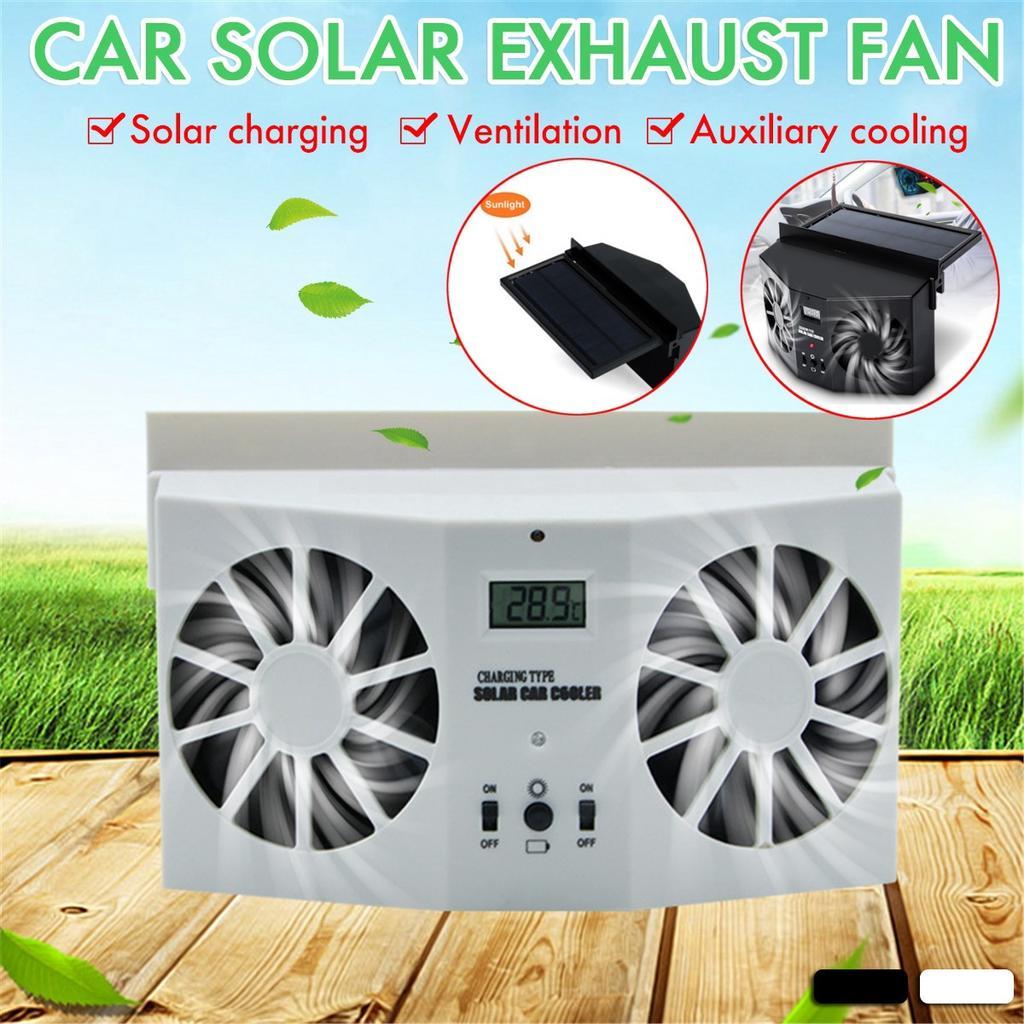 مروحة سيارة تعمل بالطاقة الشمسية لخفض درجة حرارة ومنع الاحتباس الحراري