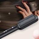 فرشة فرد وتنعيم شعر كهربائية ب 5 مستويات حراره مختلفة عملية وسهلة الاستخدام