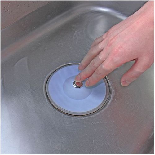 سدادة حوض وبانيو وبالوعة ومصفاة للشعر 2 في 1 سيليكون