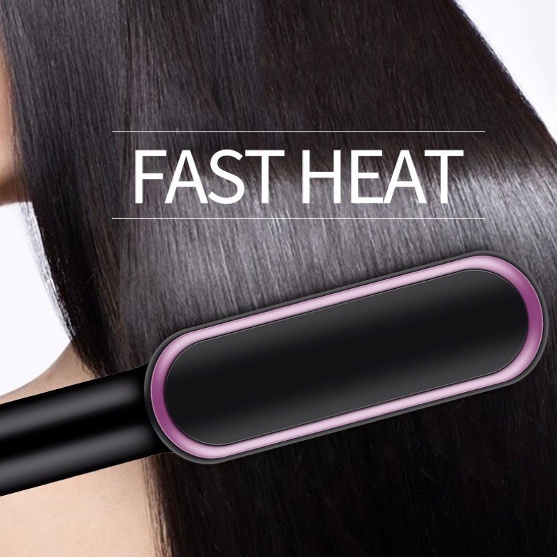 فرشة فرد وتنعيم شعر كهربائية ب 5 مستويات حراره مختلفة عملية وسهلة الاستخدام