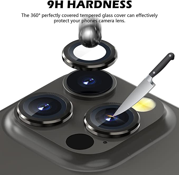 واقي عدسات كاميرا ايفون13 برو ذاتي اللصق للحفاظ عليها ومنع الخدش