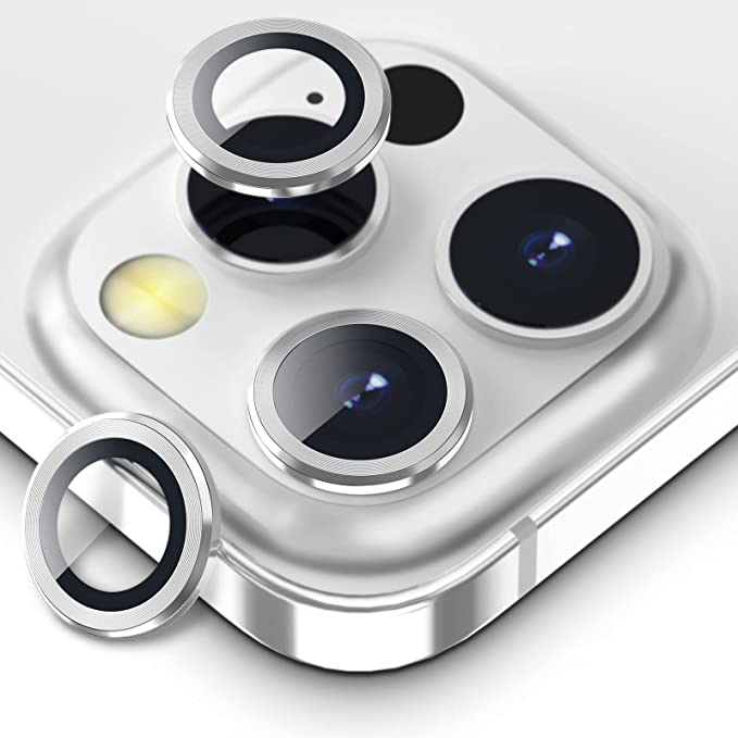 واقي عدسات كاميرا ايفون13 برو ذاتي اللصق للحفاظ عليها ومنع الخدش